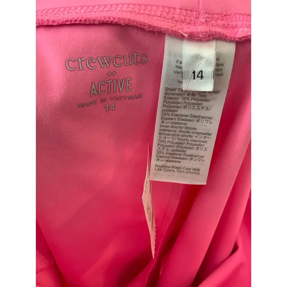 J.Crew Crewcuts girls' scalloped-hem active skort NWT‎ size 14